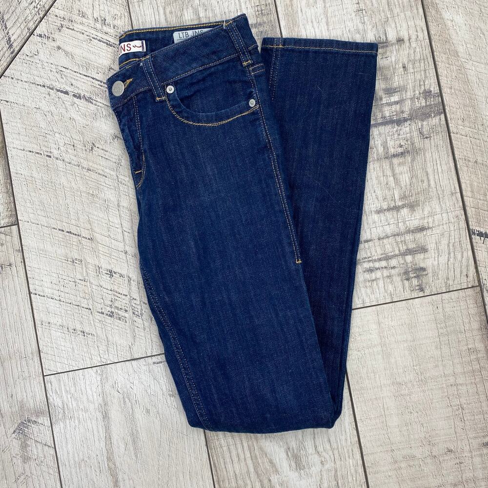 LTB Alanis Super Slim Mid Rise Jeans Women's 27x32 Dark Wash Y2k indie